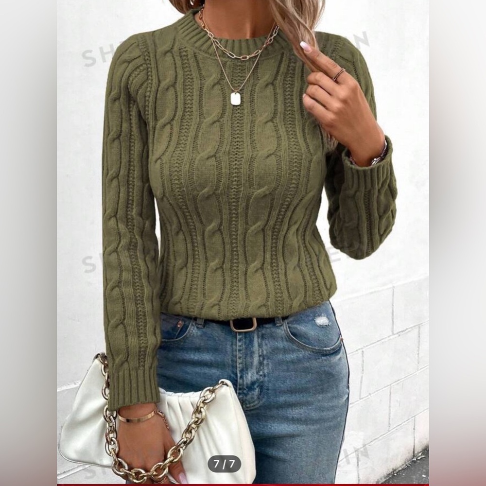 Olive Green Sweater